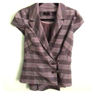 L.A.M.B. Short Sleeve Blazer